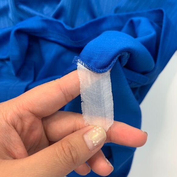 PGA Tour Golf Polo Shirt Mens L Large Cobalt Blue Knit Lightweight Performance - Picture 12 of 14